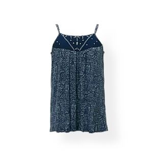 Max Jeans Women's Boho Style Embroidered Tank Top